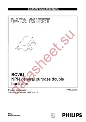 BCV61 T/R datasheet  
